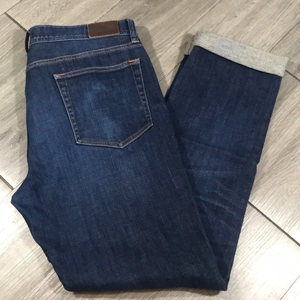 J. Crew “The Sutton” Medium Wash Slim‎ Straight Jeans size 34x34
